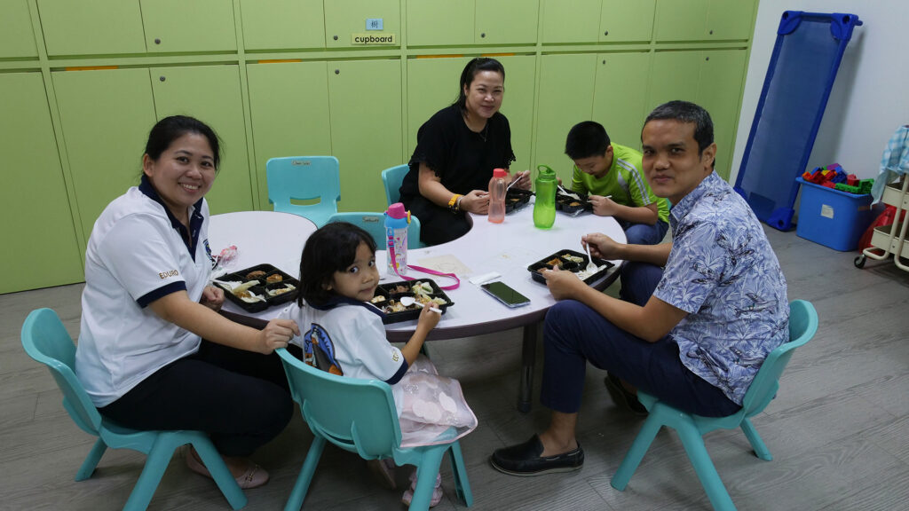 families at an Adventist Church in Jurong Singapore