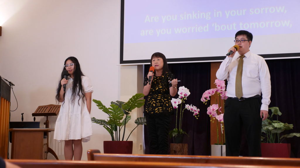 Church worship service at an Adventist Church in Singapore
